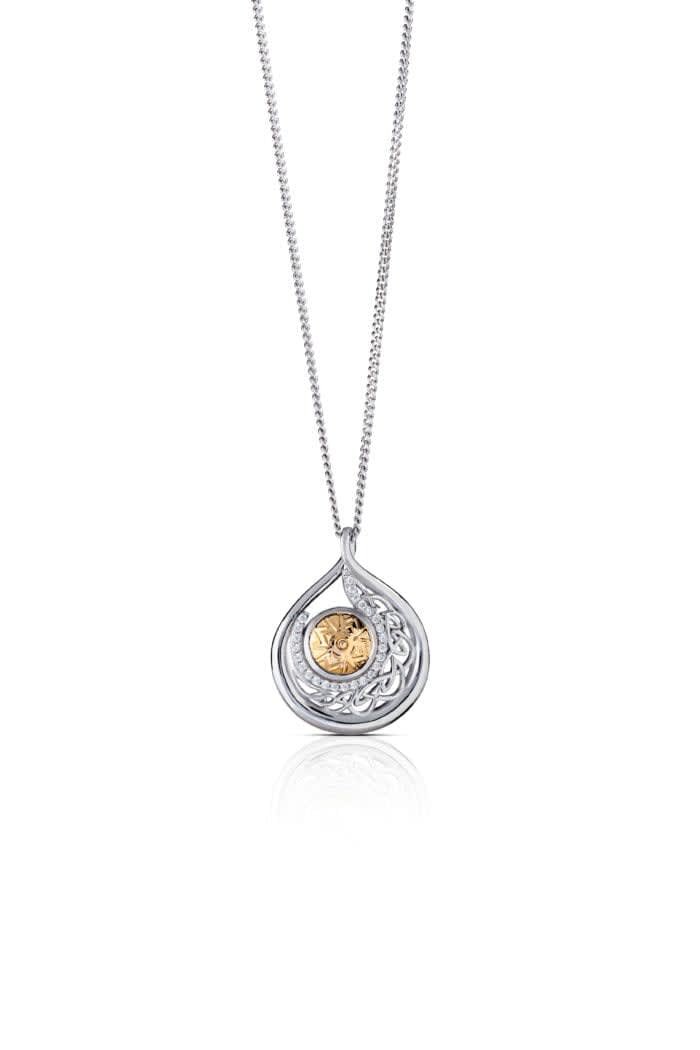 Golden Solstice Statement Necklace main image 0